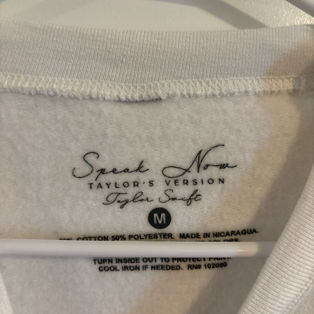 Taylor White Graphic Crew Neck Sweater - Picture 3 of 3